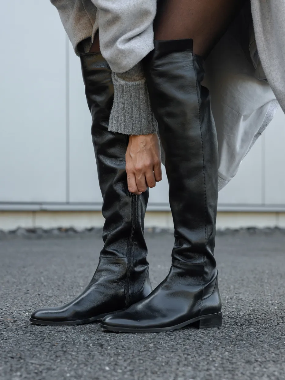 Damen Konstantin Starke – Overknee-Stiefel aus Lammleder