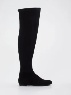 Damen Konstantin Starke – Overknees aus Stretch-Veloursleder