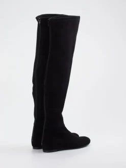 Damen Konstantin Starke – Overknees aus Stretch-Veloursleder