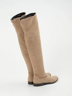 – Overknees aus Veloursleder*Konstantin Starke Online