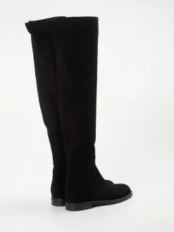 – Overknee-Stiefel aus Veloursleder*Konstantin Starke Sale