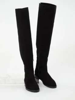 – Overknee-Stiefel aus Veloursleder*Konstantin Starke Sale