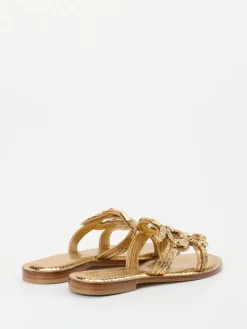 Damen Konstantin Starke – Pantolette aus Metallicleder