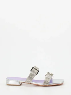 Damen Konstantin Starke – Pantolette aus Metallicleder