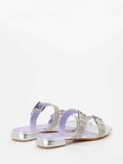 Damen Konstantin Starke – Pantolette aus Metallicleder