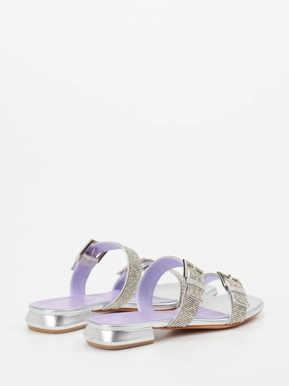 Damen Konstantin Starke – Pantolette aus Metallicleder