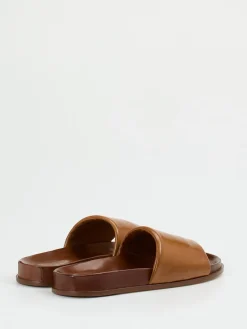 Herren Konstantin Starke – Pantolette aus Lammleder cognac