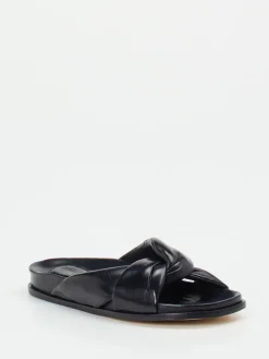 Damen Konstantin Starke – Pantolette aus Lammleder in Schwarz