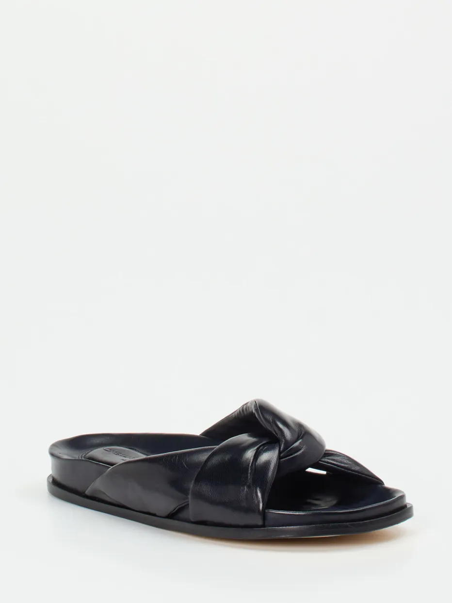 Damen Konstantin Starke – Pantolette aus Lammleder in Schwarz