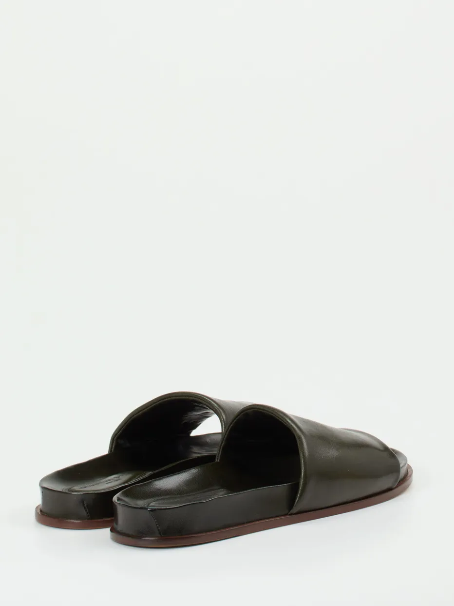 Herren Konstantin Starke – Pantolette aus Lammleder Dunkel