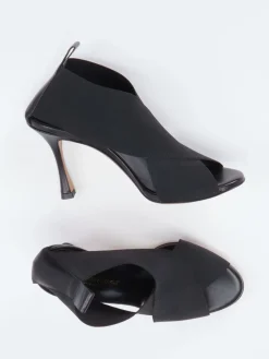 Damen Konstantin Starke – Peep-Toe Stiefelette aus Stretch