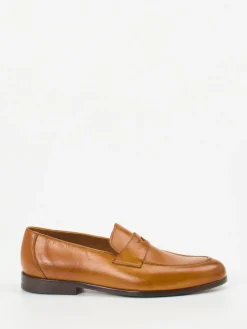 Herren Konstantin Starke – Penny Loafer aus Büffelleder cognac