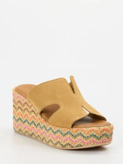 – Plateau-Pantoletten aus Veloursleder*Konstantin Starke Clearance