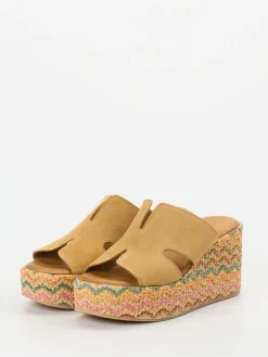 – Plateau-Pantoletten aus Veloursleder*Konstantin Starke Clearance