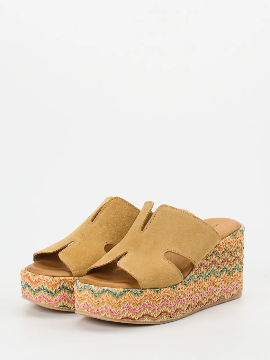 – Plateau-Pantoletten aus Veloursleder*Konstantin Starke Clearance