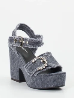 – Plateau-Sandalen aus Denim*Konstantin Starke Sale