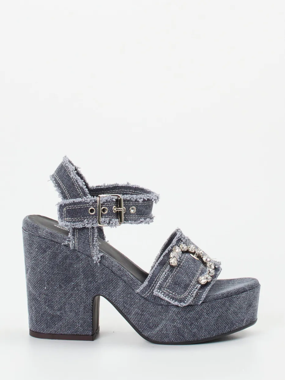 – Plateau-Sandalen aus Denim*Konstantin Starke Sale