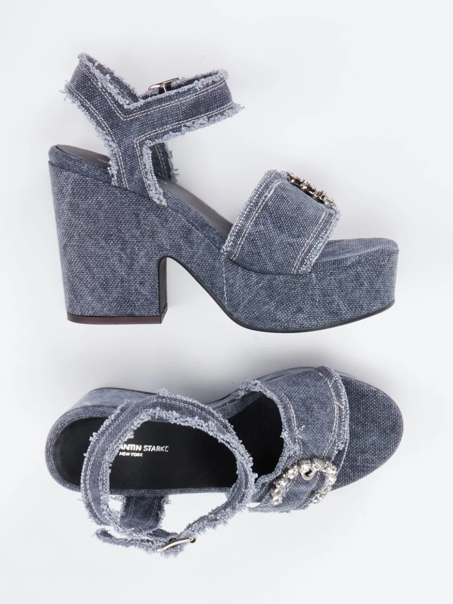 – Plateau-Sandalen aus Denim*Konstantin Starke Sale