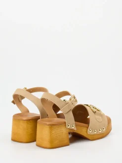 Damen Konstantin Starke – Plateau-Sandalen aus Veloursleder