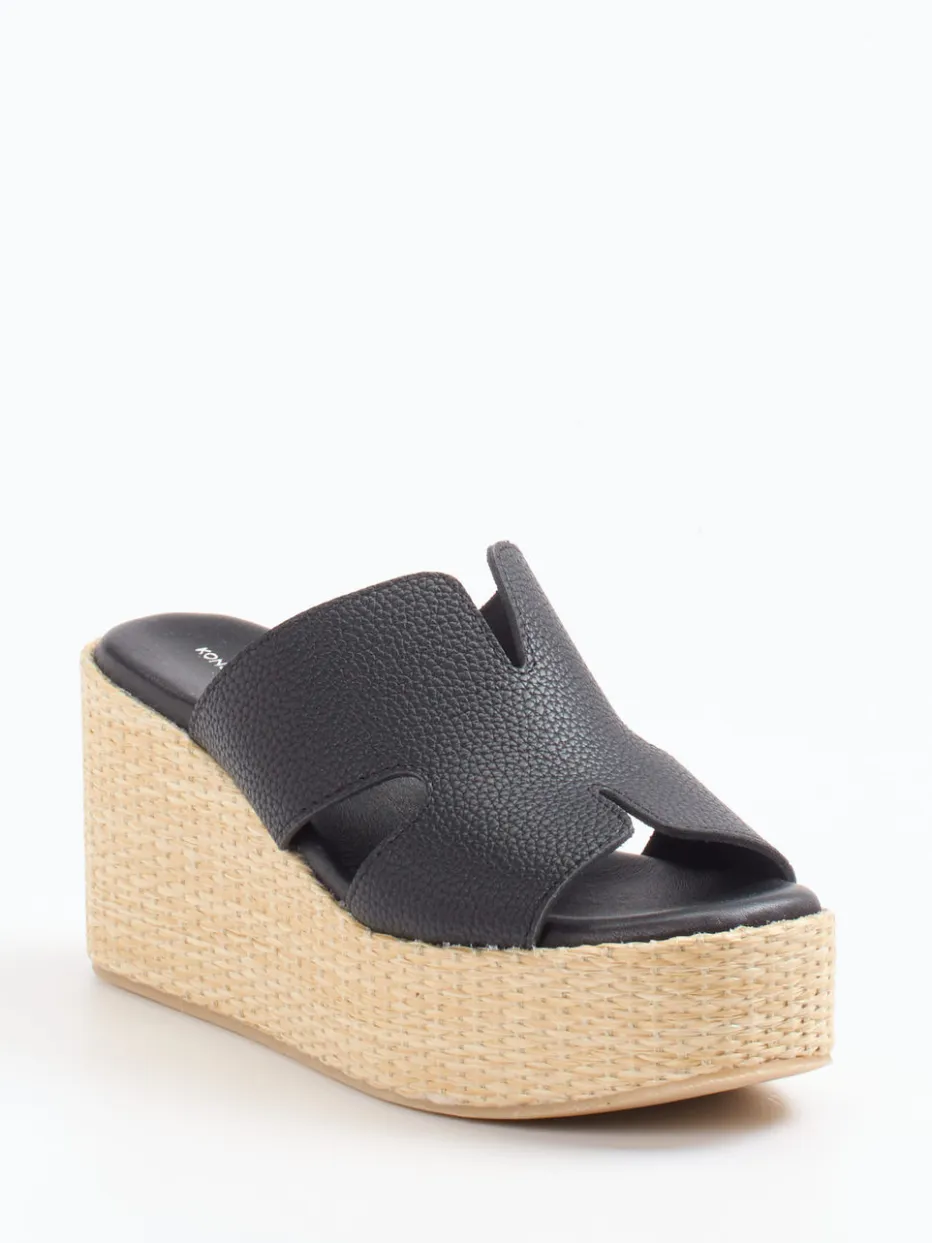 Damen Konstantin Starke – Plateau-Pantoletten aus Kalbleder