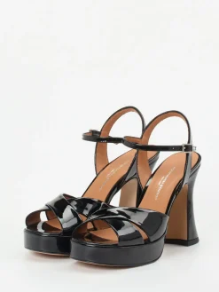 Damen Konstantin Starke – Plateau-Sandalette aus Lackleder