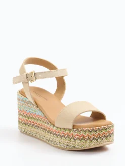 Damen Konstantin Starke – Plateau-Sandalen aus Veloursleder