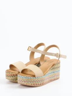 Damen Konstantin Starke – Plateau-Sandalen aus Veloursleder