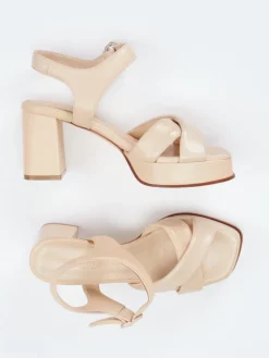 – Plateau-Sandaletten aus Lammleder*Konstantin Starke Hot