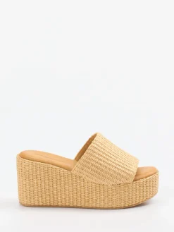 Damen Konstantin Starke – Plateau-Pantoletten aus Synthetik in