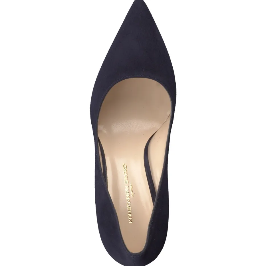 Damen Konstantin Starke – Pumps aus Veloursleder Dunkel