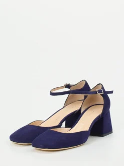 Damen Konstantin Starke – Pumps aus Veloursleder tiefviolett
