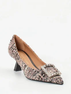 – Pumps aus Bouclé-Textil in Rosé*Konstantin Starke New