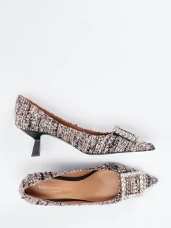 – Pumps aus Bouclé-Textil in Rosé*Konstantin Starke New