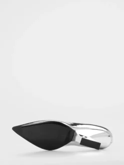 Damen Konstantin Starke – Pumps aus Metallicleder