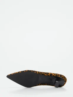 Damen Konstantin Starke – Pumps aus Fell mit Leopardenmuster