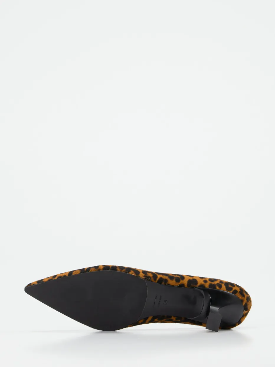 Damen Konstantin Starke – Pumps aus Fell mit Leopardenmuster