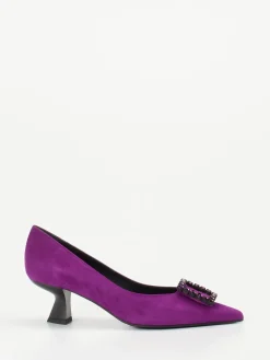 – Pumps aus Veloursleder Violett*Konstantin Starke