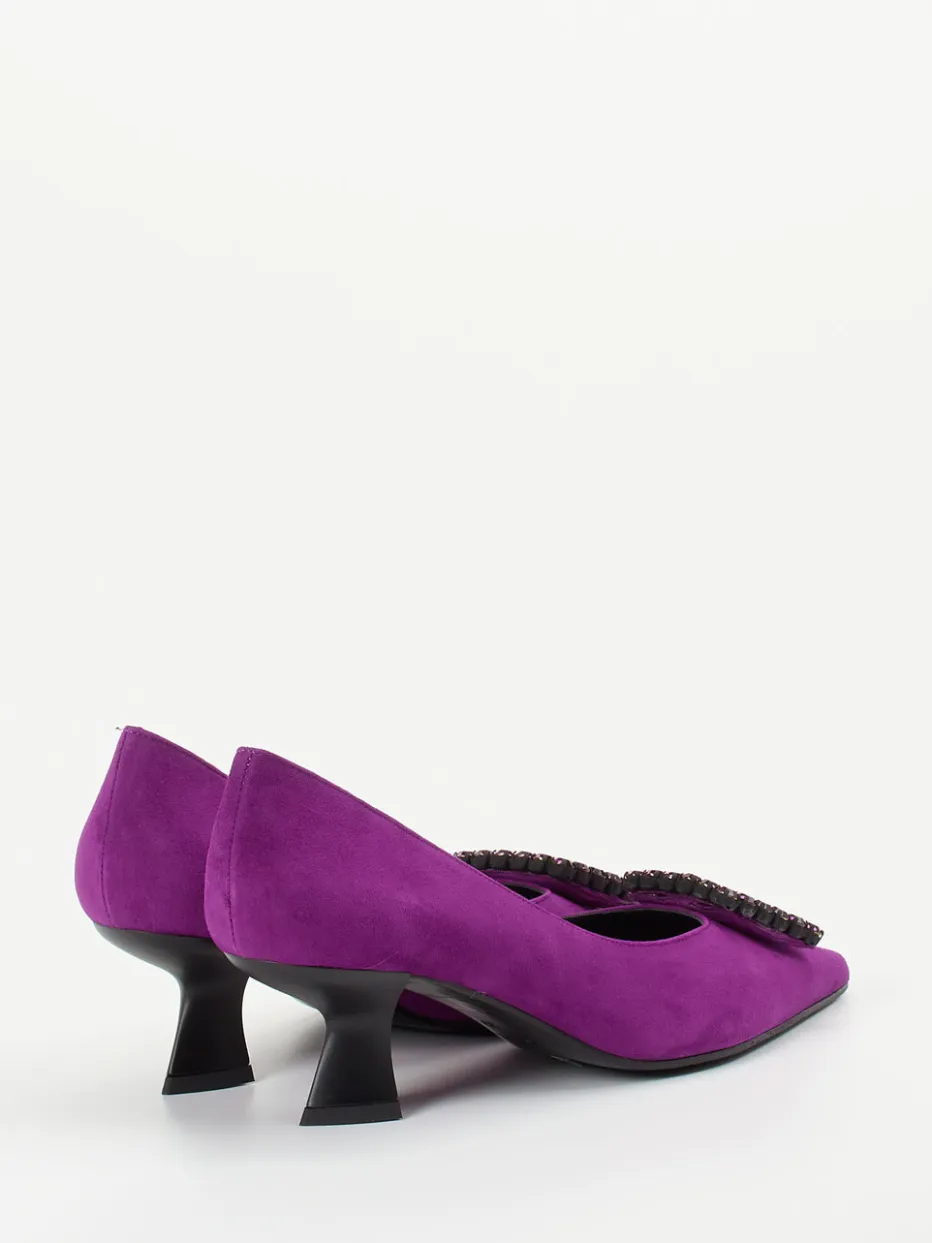 – Pumps aus Veloursleder Violett*Konstantin Starke