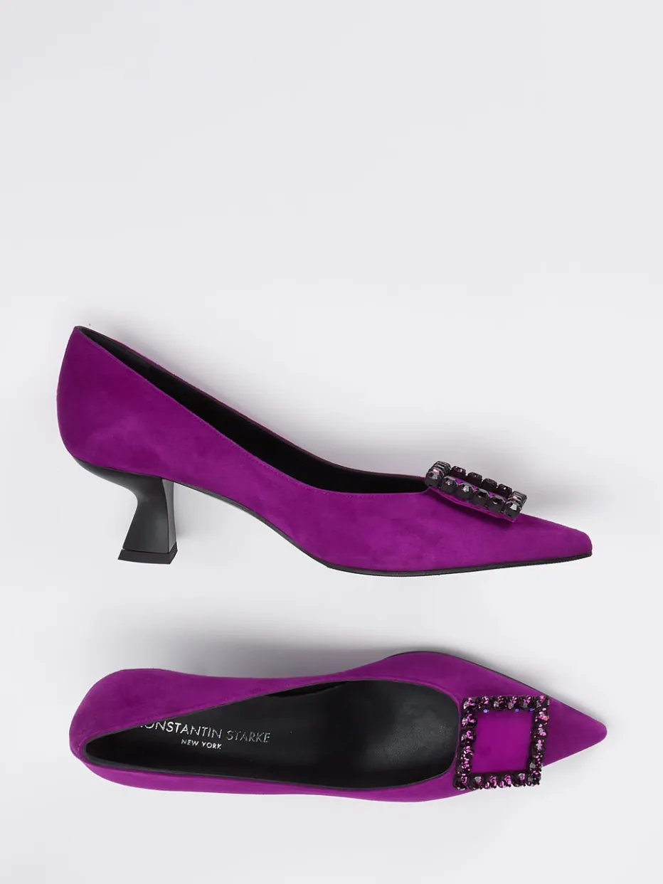 – Pumps aus Veloursleder Violett*Konstantin Starke