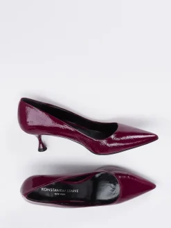 – Pumps aus Lackleder in Bordeaux*Konstantin Starke New