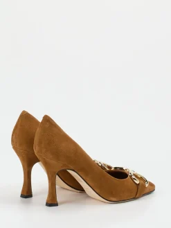 – Pumps aus Veloursleder cognac*Konstantin Starke Clearance