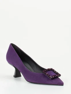 – Pumps aus Veloursleder Violett*Konstantin Starke Hot