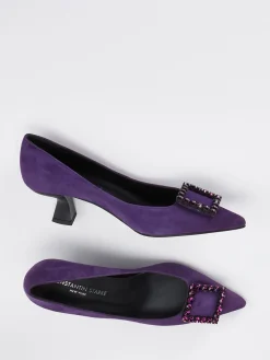 – Pumps aus Veloursleder Violett*Konstantin Starke Hot