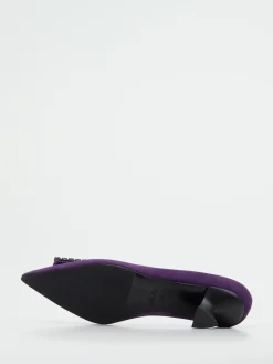 – Pumps aus Veloursleder Violett*Konstantin Starke Hot