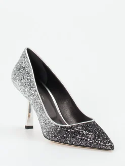 – Pumps aus Metallicleder in Silber*Konstantin Starke