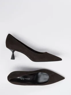 – Pumps aus Veloursleder Dunkel*Konstantin Starke Online