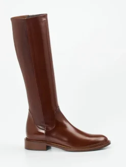 Damen Konstantin Starke – Reitstiefel aus Lammleder kastanien