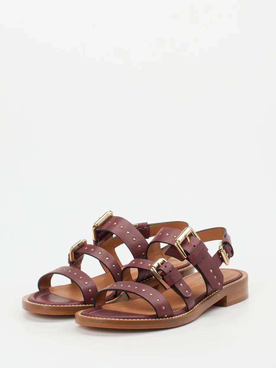 – Riemchensandale aus Kalbleder Bordeaux*Konstantin Starke Outlet