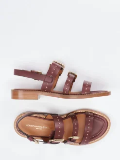 – Riemchensandale aus Kalbleder Bordeaux*Konstantin Starke Outlet