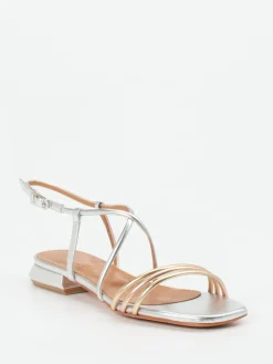 Damen Konstantin Starke – Riemchensandale aus Metallicleder